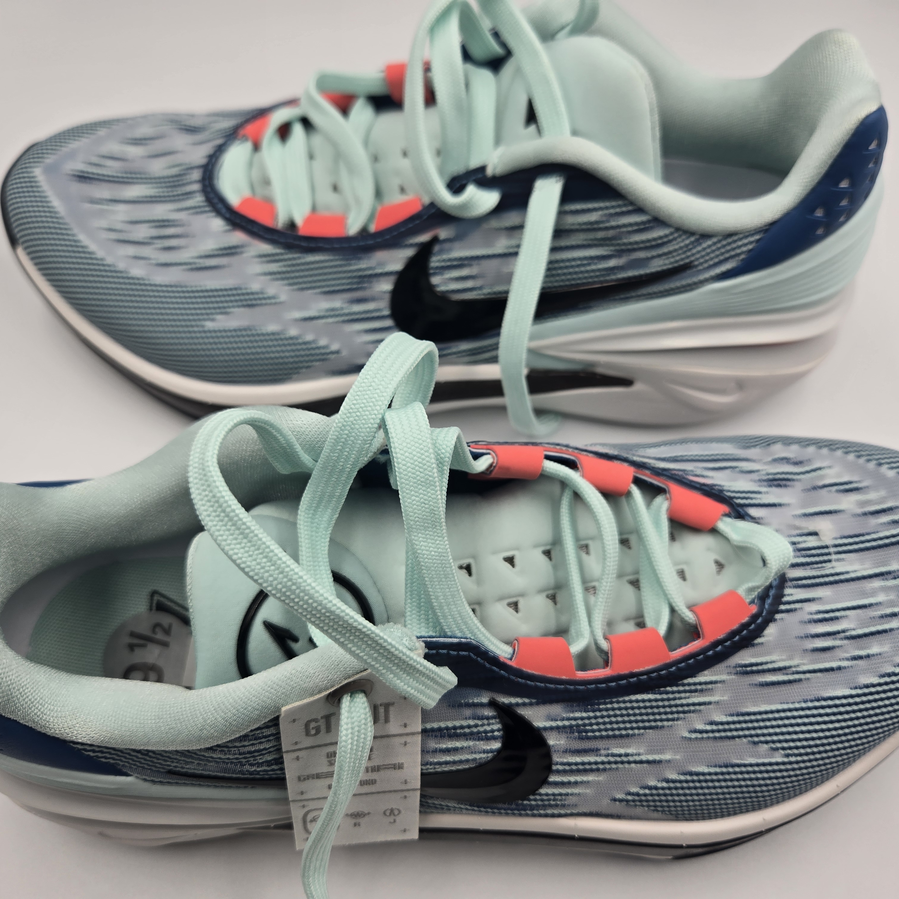 Nike Shoes | Brand New - Nike Men's Shoes Air Zoom Gt Cut 2 White Laser Blue Cz0175-101 | Color: Blue/Green | Size: 9.5