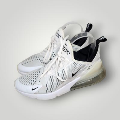 Nike Shoes | 2021 Womens Nike Air Max 270 White Black Ah6789-100 Running Shoes! Size 8 | Color: Black/Cream | Size: 8