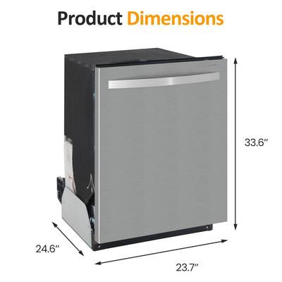 Built-In Dishwasher, 14-16 Place Settings, 8 Wash Cycles