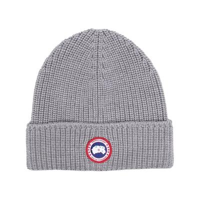 Logo-patch Ribbed Beanie