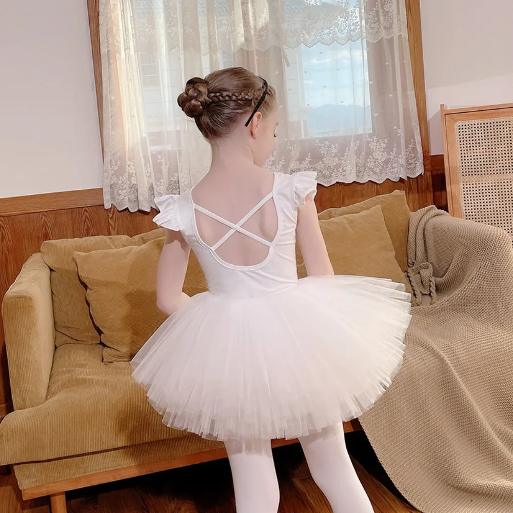 Vêtements de danse scène robe de Ballet Tutu fille jupes vêtements pour enfants vêtements pour enfants Costumes mignon bébé été décontracté élégant ensemble