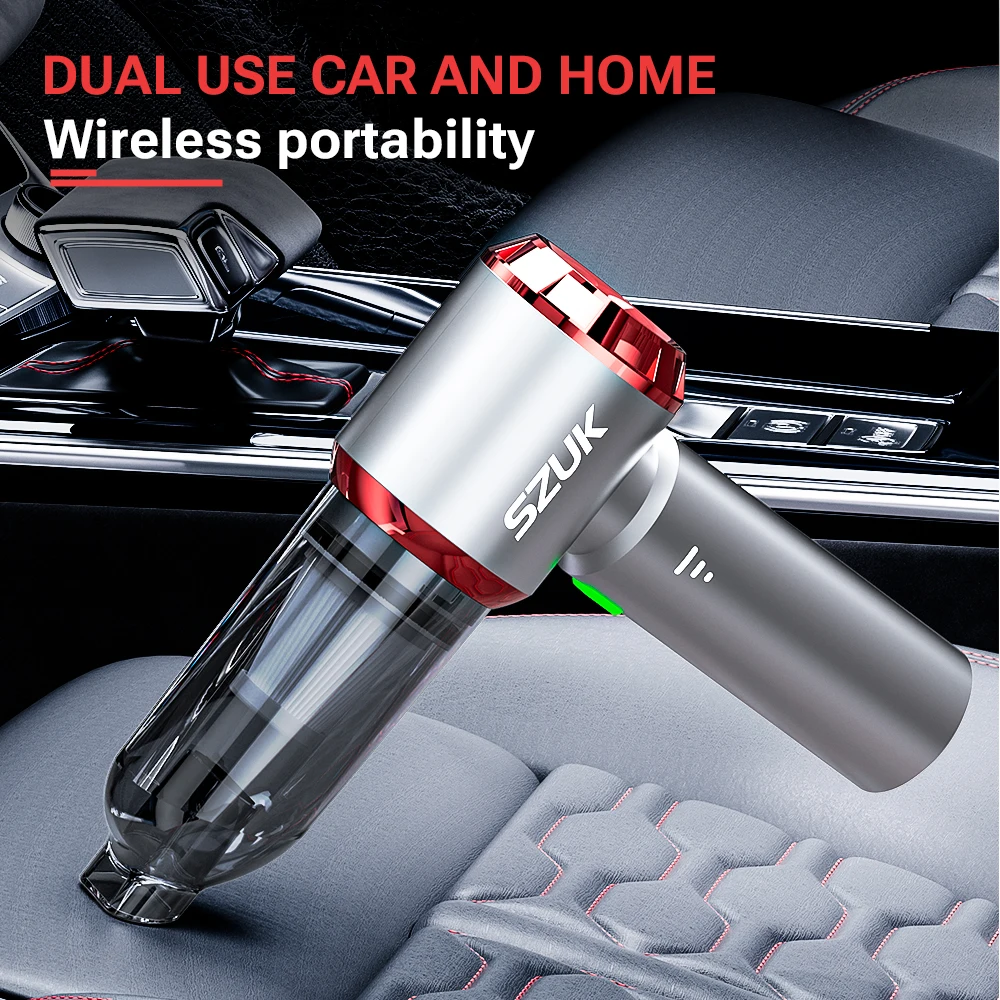 SZUK mini aspirateur voiture puissant 985000PA, aspirateurs sans fil portable à longue durée de vie 6000mAh, souffleur de poussière, aspirateur maison,nouvel ,aspirateur laveur de sol，aspirateur pour