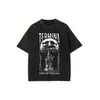 Gewaschene T-Shirts Fear And Hunger Termina Kaiser The Yellow King Hip Hop T-Shirts Oversize Streetwear Tops T-Shirt für Männer Frauen
