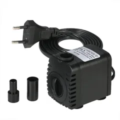 600L/H 8W Submersible Water Pump for Aquarium Tabletop Fountains Pond Water Gardens and Hydroponic Systems with 2 Nozzles