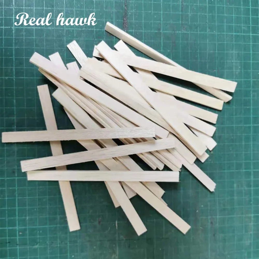 150x10mm Rechteckige Natur Balsa Holz Stick Holzhandwerk Flache Dübel für Kid Modell, Der DIY Handwerk Hause Hochzeit party Dekoration Image