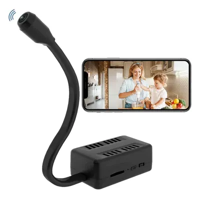 HD 1080P X7 Mini WIFI Kamera Überwachungskamera mit kleinem verstellbarem Schlangenobjektiv für Foto Video Mini WIFI Kamera Geheime Kamera