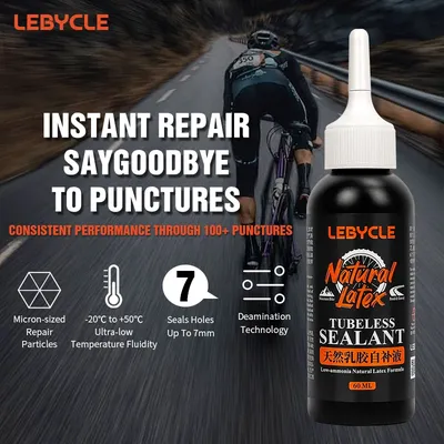 LEBYCLE Tubeless Tire Sealant For MTB Road Bicycle Tyre Tire Tubulars Repair Kits Mountain Bike Accessories Tire Repair Fluid