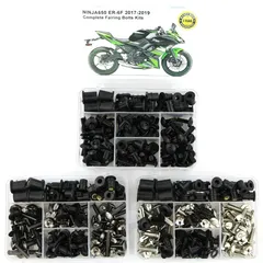 Fit For Kawasaki Ninja 650 ER6F ER-6F 2017 2018 2019 Motorcycle Complete Full Fairing Bolt Kit Bodywork Screws Clips Nuts