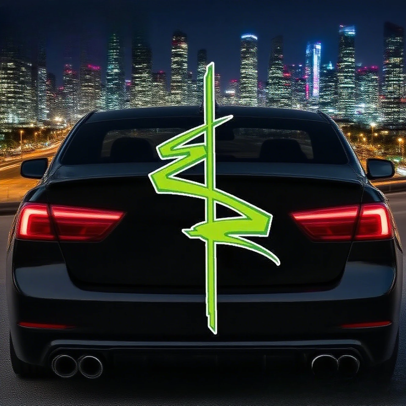 Anime Edgerunners Auto Dekoration Aufkleber Transparent Selbstklebende Wandtattoos Laptop Telefon Gepäck Skateboard DIY Kunst Dekor