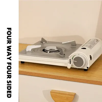 2900W Outdoor Ultra Thin Card Gas Stove Camping Portable Cooking Gas Stove Intense Fire Picnic Ultra Light Stove