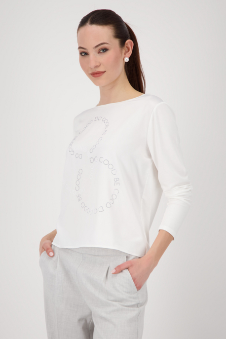 Monari Bluse Gr. 46 in off-white | Unbekanntes Material: 45% Viskose