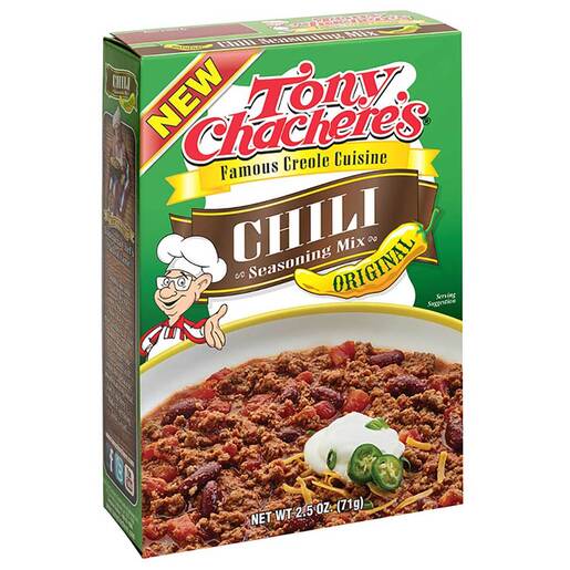 Tony Chachereâ€™s Chili Seasoning MIx - 2.5oz
