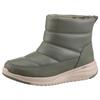 Winterboots SKECHERS "ON-THE-GO STELLAR", Damen, Gr. 39, grün (olivgrün), Lederimitat, casual, Schuhe, Snowboots mit gestepptem Schaft