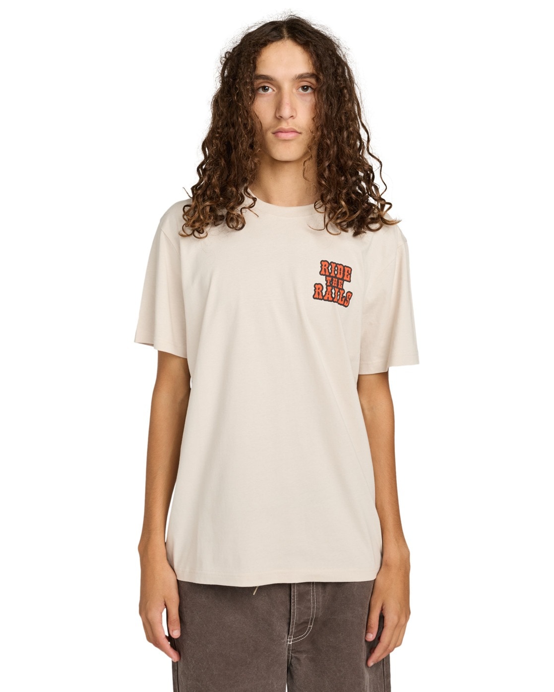 T-Shirt ELEMENT "Timber Guard Dogs", Herren, Gr. XL, oat milk, 100% Baumwolle, Shirts Image