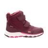 Winterstiefel TROLLKIDS "KIDS HAFJELL WINTER BOOTS", Gr. 38, rosa (rotwood, magenta), Synthetik, Textil, sportlich, Schuhe, wasserdicht, Klettverschluss, reflektierende Details
