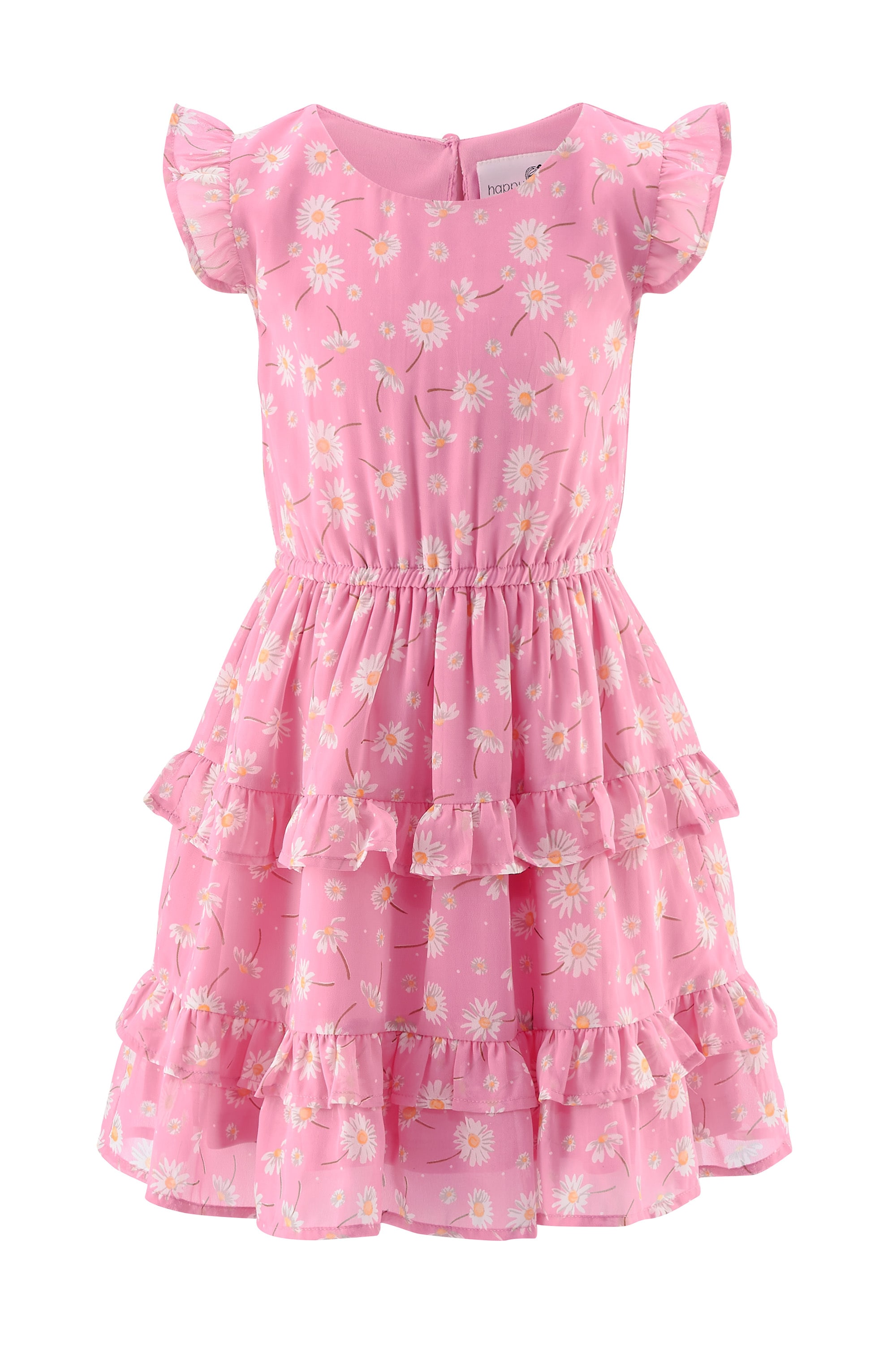 Sommerkleid HAPPY GIRLS "Mädchenkleid", Mädchen, Gr. 122, EURO-Größen, light pink, Stoff, 100% Polyester, normal, Kleider Image