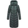 Steppmantel NAVAHOO "Sahnekatzii XIV", Damen, Gr. M (38), grau (graugrün), Oberstoff: 100% Polyester, Futter: 100% Polyester, Wattierung: 100% Polyester, Ärmelfutter: 100% Polyester, modisch, figurumspielend ca. Mitte Knie, hoch geschlossener...
