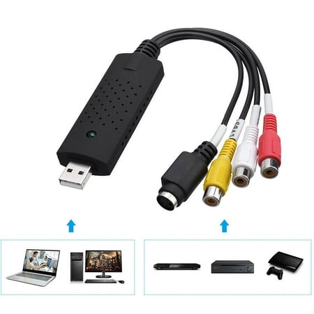 FurNest USB Audio Video VHS auf DVD VCR PC HDD Konverter Adapter Capture Ca