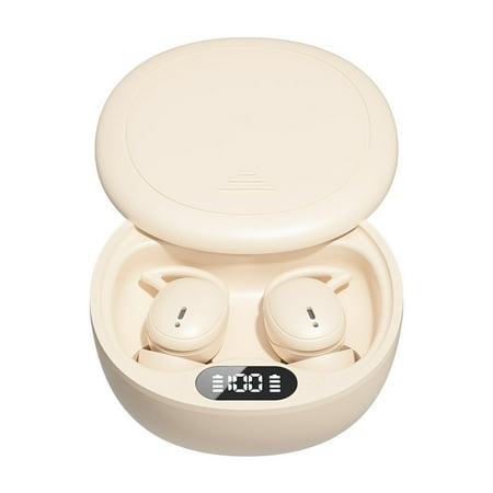 Hiroekza Bluetooth Headphones Wireless EarbudsTrue Wireless Bluetooth 5.4 Earphones with Wireless Charging Sweat With Ear Buds Wireless Bluetooth Earbuds