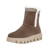 Stiefelette RIEKER "Rieker Stiefelette Leder", Damen, Gr. 38, braun (dunkelbraun), Leder, casual, Schuhe