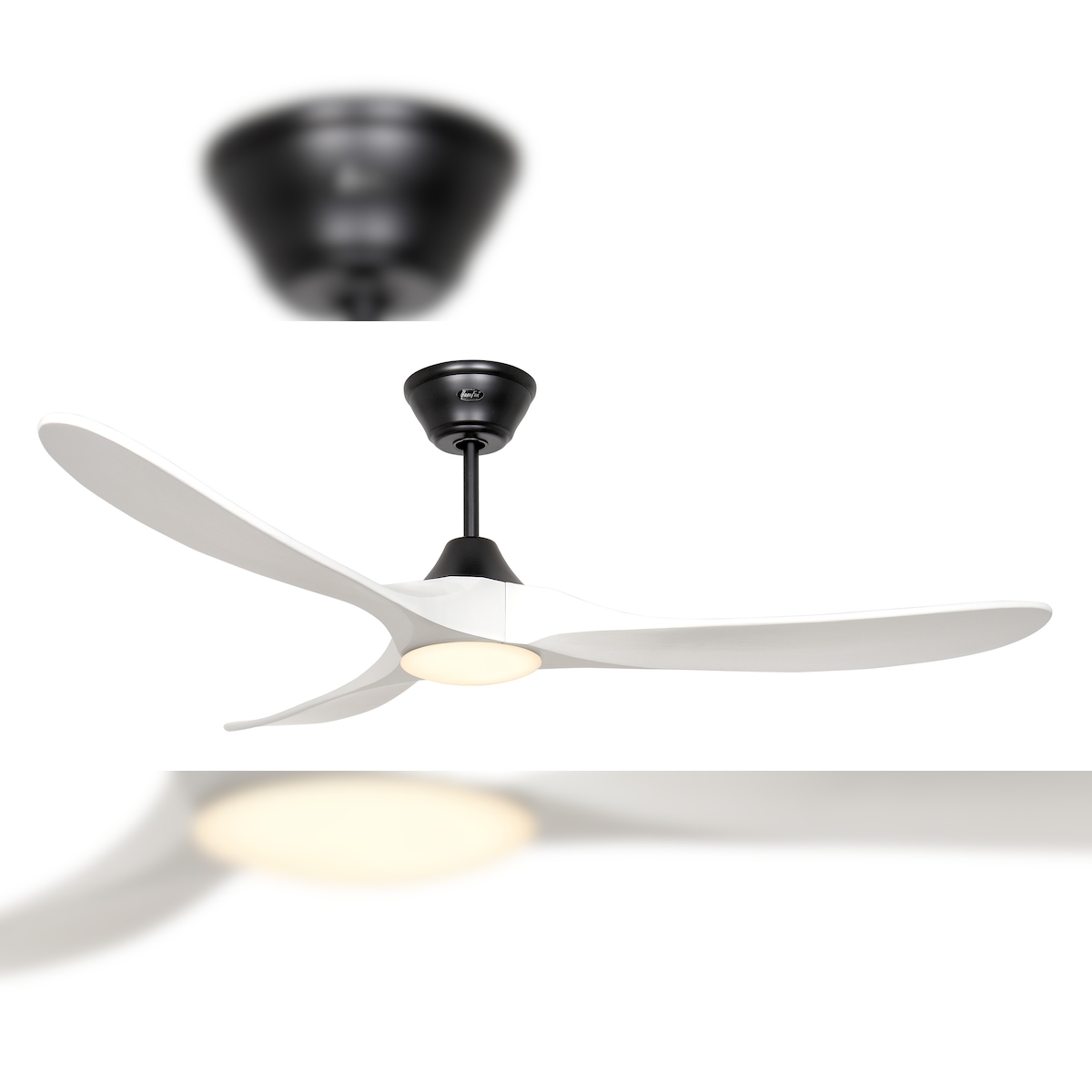 Casafan DC Deckenventilator Eco Genuino MS-MW 152 mit LED 152 Image