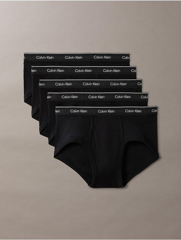 Cotton Classics 5-pack Brief - Black - Calvin Klein Underwear