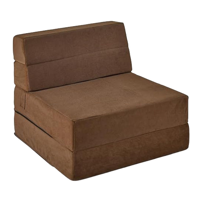 COSTWAY 3-in-1 Klappsofa, Klappmatratze, extra dick (15 cm), Schlafsofa, Bodenmatratze, Klappmatratze Image