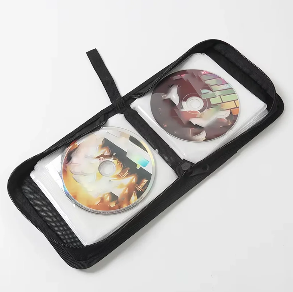 1Pc 40 tablettes CD DVD disques Oxford sacs à main mallette de rangement CD/DVD étui CD mallette de rangement DVD organisateur étui DVD livret support