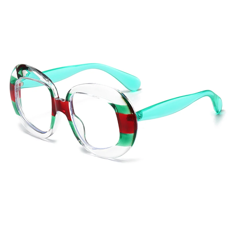 Radfahren Retro Runde Unregelmäßige Brille Rahmen Frauen Luxus Brillen Marke Mode Multi Farbe Brillen Outdoor Straße Schießen Image