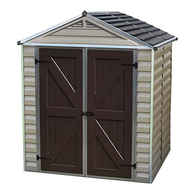 Palram-Canopia SkyLight 6' x 5' Storage Shed (Tan)