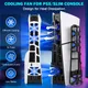 Nero Bianco Per PS5 Ventola di raffreddamento sottile Per PlayStation5 P5 Console di gioco sottile Ventola di raffreddamento 3 velocità di rotazione Luce LED Hub USB 3.0