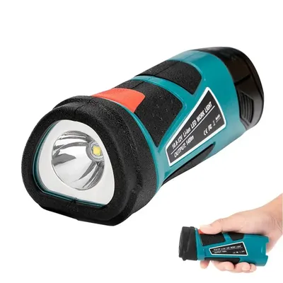 For Bosch 10.8V-12V Lithium Battery Flashlight Handheld LED Light Rechargeable Lamp Flash Light Without Battery