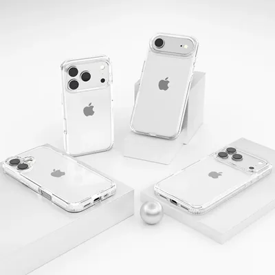 Military Grade Acrylic Crystal Case for iPhone 17 Pro Max Case Hard Shockproof Back Slim Case for iPhone 17 Air Back Cover Shell