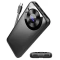Caricabatterie portatile da 10000 mAh, ricarica ad alta velocità Power Bank con cavo integrato Batteria sottile da 5 V/3 A, Powerbank con ingresso e uscita USB-C.