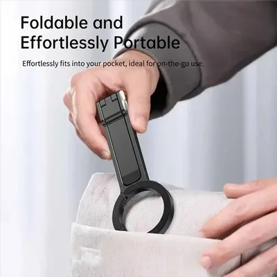 B18B Tragbare Magsafe Karabiner Telefon Stativ Für Iphone 12-17 Pro Max Einstellbare Reise Stativ Griff Magnetische Halterung
