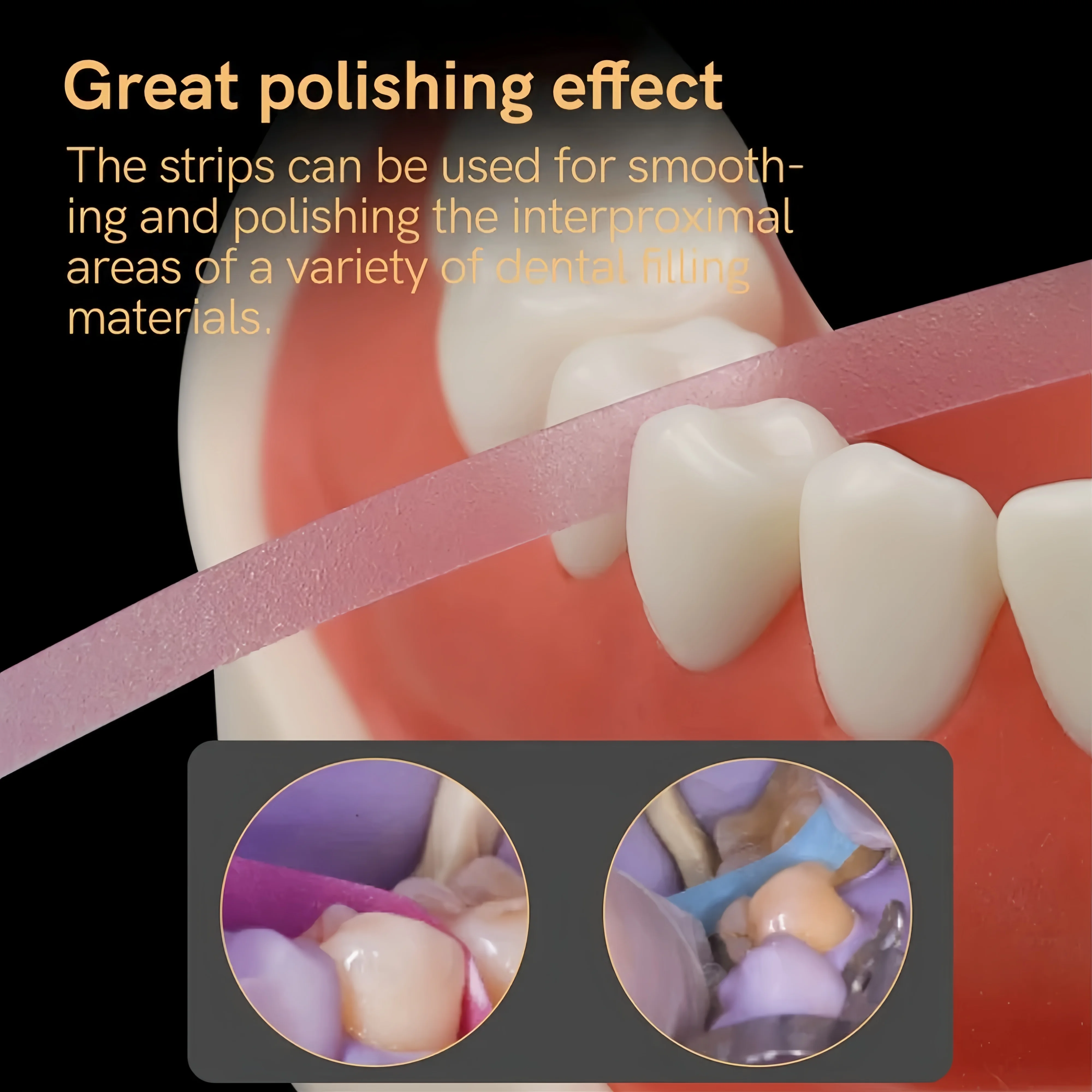JUMTOP 6 m x 4 mm Dental-Polierstreifenrolle – Zahnschleif-/Schleif-/Formband aus Kunstharz für Zahnarzt- und Klinikwerkzeuge Image