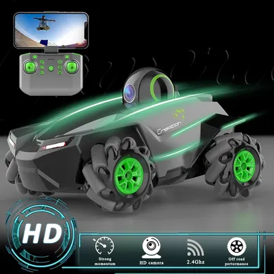 Remote Control Car Children With WIFI FPV HD Camera 2.4G Car 360 Degree Rotation Off Road Rc Drift Stunt Car For Boys Gift Toys
