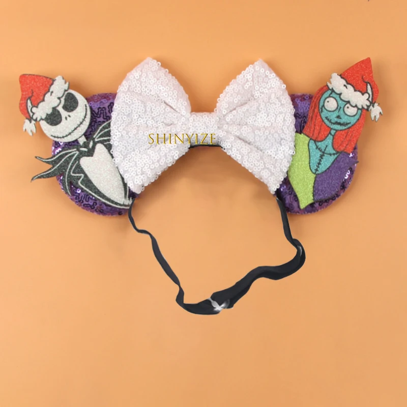 1pc Disney Mickey Maus Haarband Maus Ohr Elegante Glitter Bogen Goofy Donald Duck Cartoon Charakter Spaß Mädchen Haar Zubehör