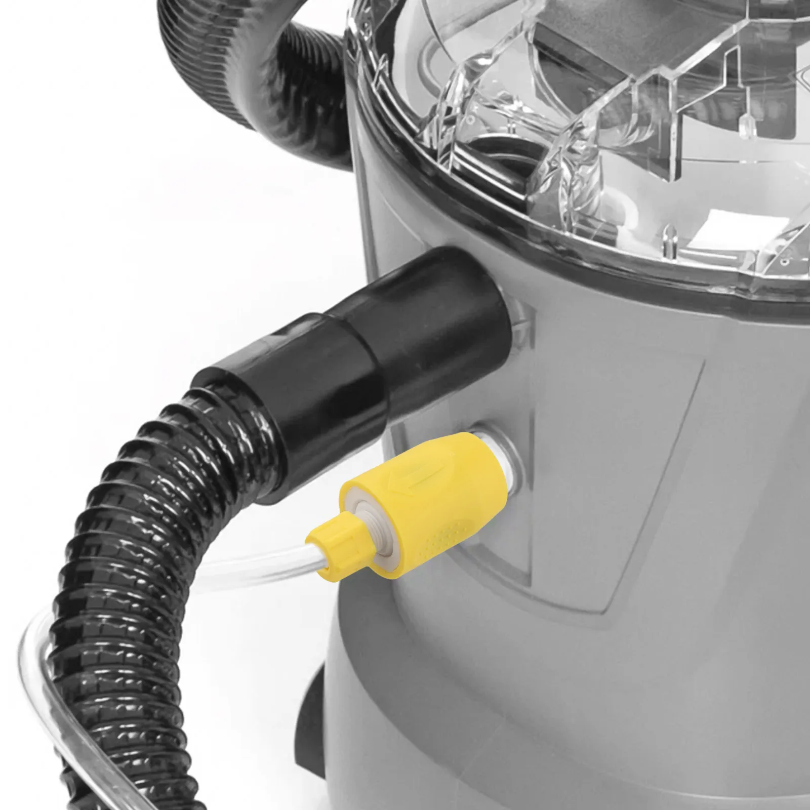 Dampfreiniger-Schlauchanschlüsse für KARCHER Puzzi 8/1 10/1 Dampfreiniger-Teile 4.446-023.0 Gelbes Schlauchanschluss-Zubehör Image