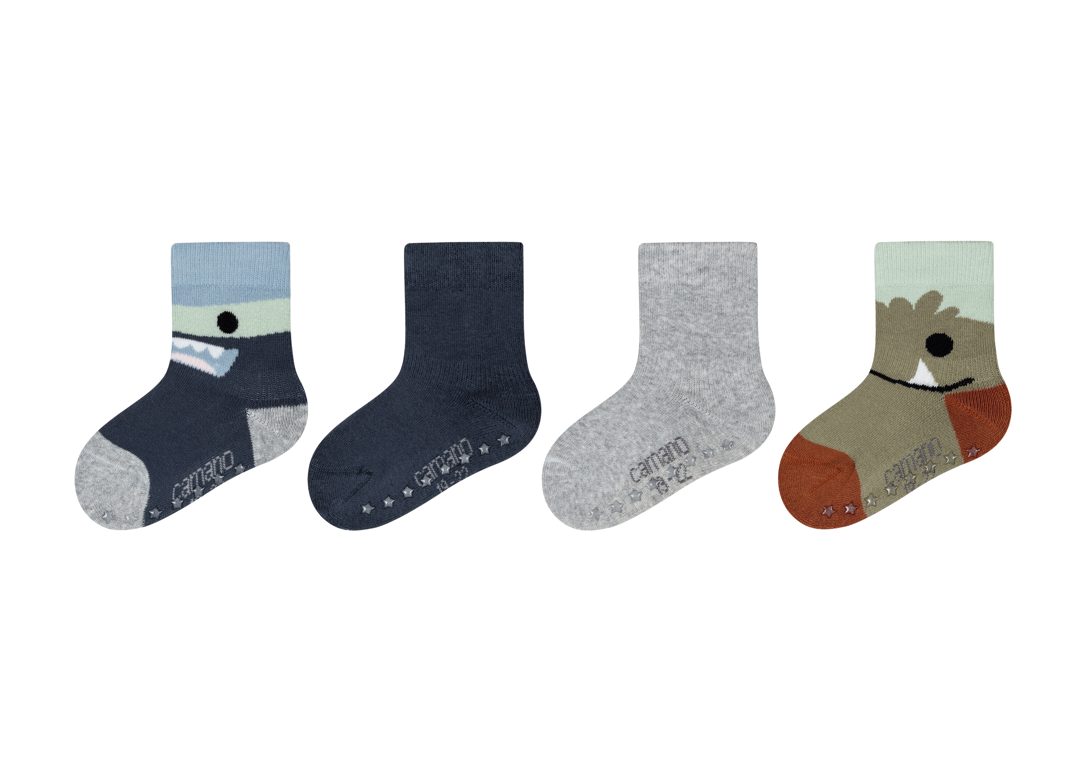 Socken CAMANO "ca-soft", Kinder, Gr. 23 (26), overland trek, Baumwollmischung, unifarben, Socken, mit elastischem Bund Image