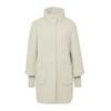 Wintermantel S.OLIVER BLACK LABEL, Damen, Gr. 40, beige, Web, Obermaterial: 63% Polyamid, 37% Polyester. Futter: 100% Polyester, unifarben, casual, lässig geschnitten Po-bedeckend, Rundhals, Langarm Bündchen, Mäntel, mit Stehkragen