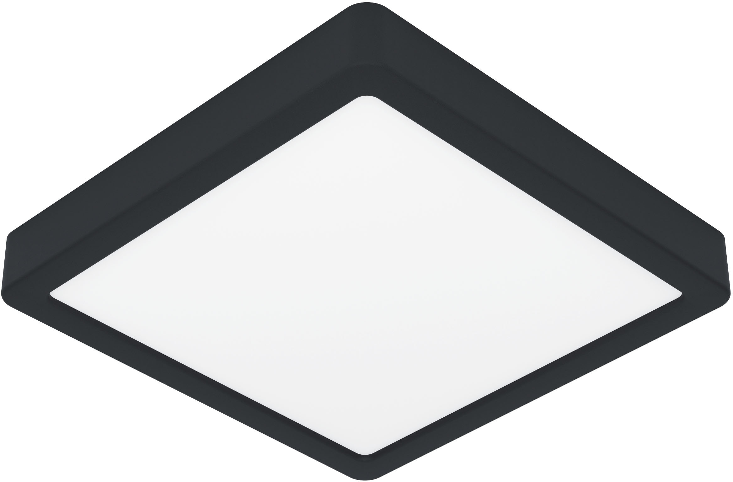 EGLO Deckenleuchte "FUEVA 5", schwarz, H: 2,9cm, 1 Stk., Leuchten, Deckenleuchte aus Stahl - 17W - Warmweiß Image