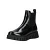 Stiefelette BAGATT "BAGATT Stiefelette Lederimitat/Textil", Damen, Gr. 42, schwarz, Lederimitat, Textil, casual, Schuhe