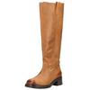 Stiefel STEVE MADDEN "STEVE MADDEN Stiefel Leder", Damen, Gr. 41, braun (tan), Leder, casual, Schuhe