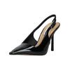 High-Heel-Pumps STEVE MADDEN "STEVE MADDEN Pumps Lederimitat", Damen, Gr. 40, schwarz (schwarz lack), Lederimitat, elegant, Schuhe