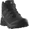 Winterstiefel SALOMON "CROSSTRAK WP", Damen, Gr. 42,5, schwarz, schwarz, asphalt, Synthetik, Textil, sportlich, Schuhe, wasserdicht