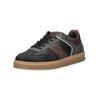 Sneaker BULLBOXER "Bullboxer Sneaker Leder", Herren, Gr. 41, schwarz (schwarz, braun), Leder, casual, Schuhe