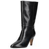 High-Heel-Stiefel INUOVO "INUOVO Stiefel Leder", Damen, Gr. 36, schwarz, Leder, casual, Schuhe