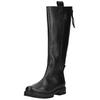 Stiefel GABOR COMFORT "Gabor Comfort Stiefel Glattleder", Damen, Gr. 40,5, schwarz, Glattleder, casual, Schuhe