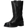 Stiefelette STEVE MADDEN "STEVE MADDEN Stiefelette Leder", Damen, Gr. 40, schwarz, Leder, casual, Schuhe
